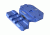 Strike Industries R.EX Riser - Low Profile, Lightweight Riser for AR Platforms, Blue SI-REX-RISER-BLU