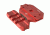 Strike Industries R.EX Riser - Low Profile, Lightweight Riser for AR Platforms, Red SI-REX-RISER-RED