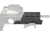 Strike Industries FN PS90 Modular Chassis Aluminum Picatinny Long Handguard, 8.66in, Black, SI-SMC-90-LHG-BK