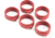 Strike Industries Strike Tactical Rubber Band - 34mm, 5-pack, Red, One Size, SI-BANGBAND-34MM-RED