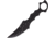 Stroup Knives Arctic Fox Fixed Blade Black, STPAFBLKCER