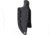 Stroup Knives GP2 Black Fixed Blade Knife, 7.75in Overall, 3.75in 1095HC Steel Acid Etched Blade, Black G10 Handle, Kydex Sheath, GP2-B-G10-S