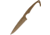 Stroup Knives MK 2 Slim Fixed Blade FDE, STPMK2SFDECER
