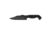 Stroup Knives TU1, Fixed Blade Knife, 4.5 Clip Point Blade, 1095 High Carbon Steel, 9.25 Overall Length, Acid Etched Finish, Black, G10 Handle, Includes Sheath