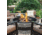 Sun Joe Fire Joe Cast Stone Fire Pit, 35in, Charcoal Gray, SJFP35-CS-STN