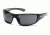 SunCloud Pursuit Sunglasses with Black Backpaint Frames, Gray Lenses