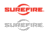 Surefire Logo Vinyl Decal 9.5x2.25in - Red