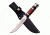Survivor Fixed Blade, 10.5in, Stainless Steel Blade, Black And Brown Color Wood Handle HK-781S