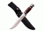 Survivor Fixed Blade, 12in, Stainless Steel Blade, Brown Wood Handle HK-782L