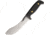 Svord Curved Skinner Fixed Blade Knife, 6in, Brushed, Black, Composite Handle SV67L