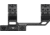 Swampfox Hostile Engagement Sight Mount, 34mm, 1.6in, 45 Degree, Black, SHRM-34-M2