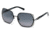 Swarovski SK0033 Sunglasses - Matte Dark Ruthenium Frame Color, Gradient Smoke Lens Color