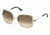 Swarovski SK0043 Sunglasses - Shiny Palladium Frame Color, Gradient Brown Lens Color