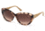 Swarovski SK0053 Sunglasses - Havana Frame Color, Gradient Brown Lens Color