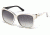Swarovski SK0057 Sunglasses - Ivory Frame Color, Gradient Smoke Lens Color