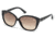 Swarovski SK0058 Sunglasses - Shiny Black Frame Color, Brown Gradient Lens Color