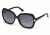 Swarovski SK0062 Sunglasses - Shiny Black Frame Color, Brown Gradient Lens Color