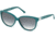 Swarovski SK0120 Sunglasses - Shiny Turquoise Frame Color, Gradient Green Lens Color
