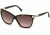 Swarovski SK0137 Sunglasses - Dark Havana Frame Color, Gradient Brown Lens Color