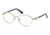 Swarovski SK5054 Eyeglass Frames - Gold Frame Color