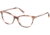 Swarovski SK5249-H Progressive Prescription Eyeglasses - Shiny Pink Frame, Shiny Pink Lenses, 53 mm Lens Diameter SK5249-H53072