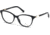 Swarovski SK5311-F Progressive Prescription Eyeglasses - Shiny Black Frame, Shiny Black Lenses, 52 mm Lens Diameter SK5311-F52001