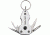 SwissTech 7-in-1 Keyring Multi Tool SWT60300
