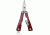SwissTech Key Ring Multi-Tool 8-in-1, Red STT35000
