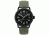 Szanto Mens 1100 Series Watch,Black Dial,Army Green Strap,42mm Dia. SZ 1101