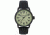 Szanto Mens 1100 Series Watch,Green Dial,Charcoal Strap,42mm Dia. SZ 1104