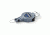 T-Reign Retractable Gear Tether Outdoor Series, Xtra Duty 14oz w/ 36in Kevlar Cord, Carabiner, Blue, Large 0TRG-141