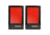 TAC Crew Keiron Reactive Laser Target, Multi 2 Pack, Black, TC-KX2