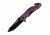Tac Force A/O Speedster Eagle Folding Knife,4.75in closed,Assisted Opening Blade,Black And Purple Alum Handle TF806BP