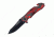 Tac Force A/O Speedster Eagle Folding Knife,4.75in closed,Assisted Opening Blade,Black And Red Alum Handle TF806BR