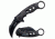 TAC Force Folding Blade, 2.75in, Stainless Steel Blade, Black Karambit Aluminum Handle TF-534BK