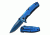 TAC Force Folding Blade, 2.75in, Stainless Steel Blade, Blue Finished Ti-Coated Stainless Steel Handle TF-848BL