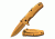 TAC Force Folding Blade, 2.75in, Stainless Steel Blade, Gold Finished Ti-Coated Stainless Steel Handle TF-848GD