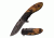 TAC Force Folding Blade, 3.7in, Stainless Steel Blade, Stonewash Stainless Steel And Rainforest Camo Coated Handle TF-911CA