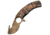 Tac Force Guthook Linerlock Fold Knife, SS guthook blade, Grooved metal handle TF757JC