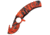 Tac Force Guthook Linerlock Fold Knife, SS guthook blade, Grooved metal handle TF757RC
