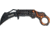 Tac Force Speed Assist  Fold Knife, A/O black SS PS hawkbill blade, Revolver shaped black Alum. handle TF752OR