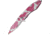 Tac Force Speed Assist Shark Fold Knife 4.25in., SS A/O blade w/ large tooth serrations, Digi pink and white camo blade and handle TF729DPS