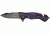 Tac Force Speed Dragon Fold Knife, black SS blade, Purple anodized Alum. handle TF759BP