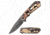 TAC Force TF-1019GY Spring Assisted Knife, 3.75in, 3CR13 Stainless Steel, Spear Point, Stonewashed Blade, Aluminum Handle, Green Camo, TF-1019GY