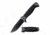 TAC Force TF-981GY Spring Assisted Knife, 3.75in, 3CR13 Stainless Steel, Drop Point, Black Blade, Nylon Fiber/Rubber Handle, Gray/Black, TF-981GY