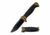 TAC Force TF-981TN Spring Assisted Knife, 3.75in, 3CR13 Stainless Steel, Drop Point, Black Blade, Nylon Fiber/Rubber Handle, Tan/Black, TF-981TN