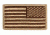 Tac Shield American Flag Patch Coyote, Reverse 03803