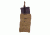 Tac Shield Single Speed Load Rifle Molle Pouch, Coyote T3506CY