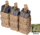 Tactical Assault Gear MOLLE Double Stacked Shingle 6-Mag 3 Pouch, Multicam 816298