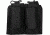 Tactical Assault Gear MOLLE Shingle/Pistol Enhanced 2 Mag Pouch Black 812208